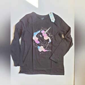 Cat & Jack Unicorn Shirt long sleeve  Size XXL (18)